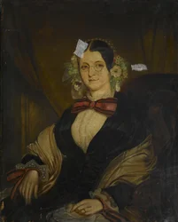 Pani Wiliam Bate, żona dr. Williama Bate Juniora, ok. 1854 r.